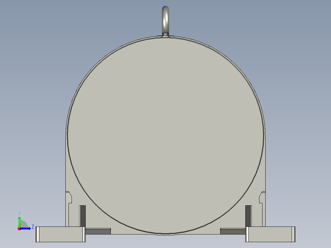 BWD型单级摆线针轮减速电机BWD3-87-Y3-4P-M1-1_BWD型(单级)左视图
