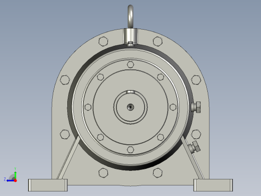 BWD型单级摆线针轮减速电机BWD3-87-Y3-4P-M1-1_BWD型(单级)右视缩略图