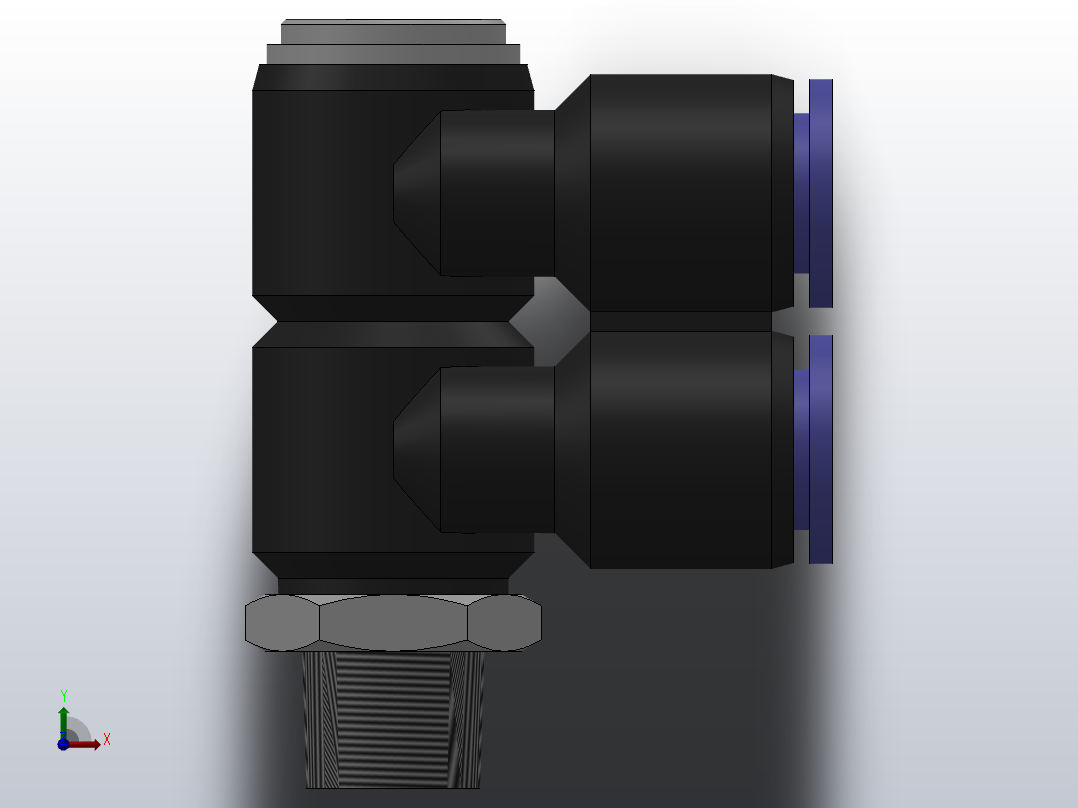 IPAT(2) 双管串联直角_IPAT06-01(2)俯视图
