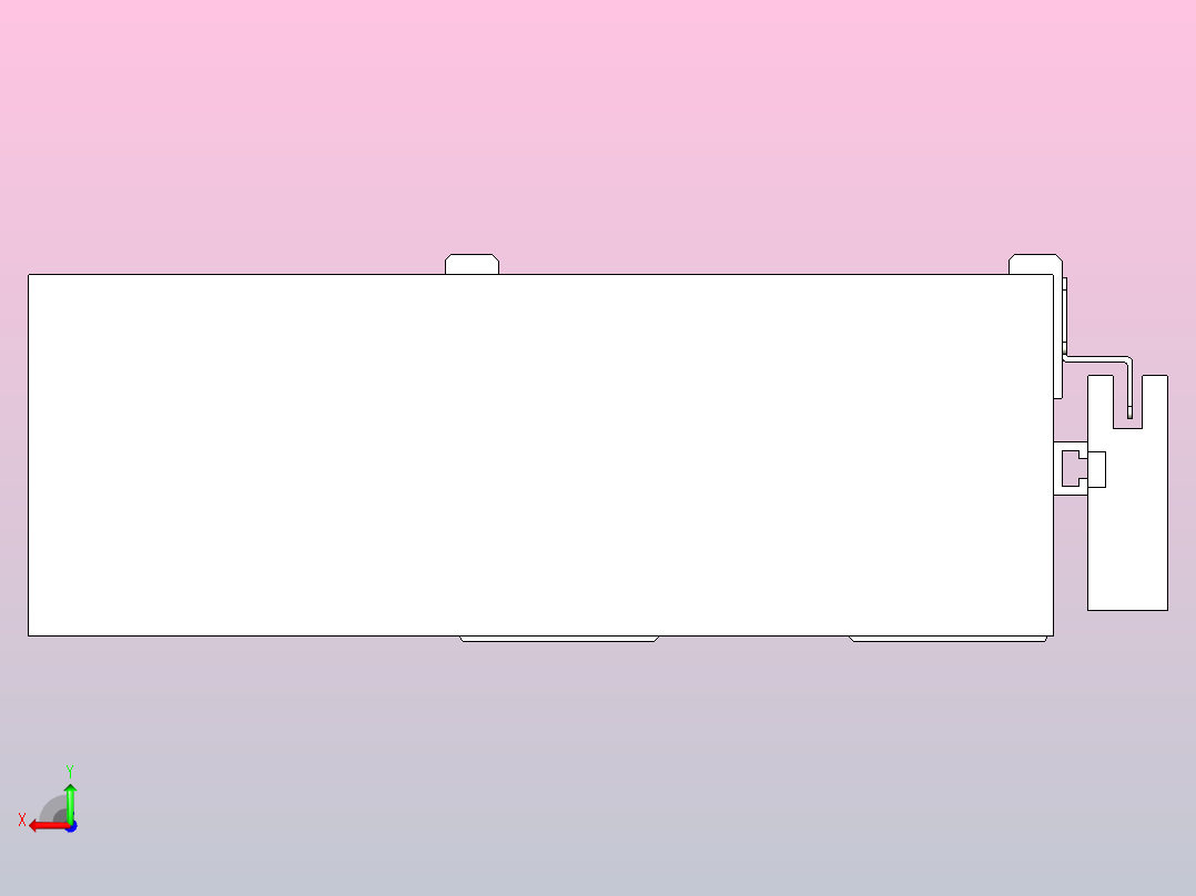 MTH10标准螺杆滑台[MTH10-L#-700-BR-P10-C3]后视图