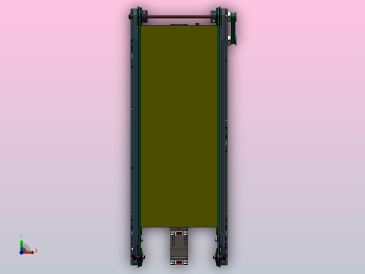 A12 固晶机基板输送线机构前视缩略图