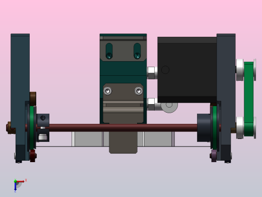 A12 固晶机基板输送线机构俯视缩略图