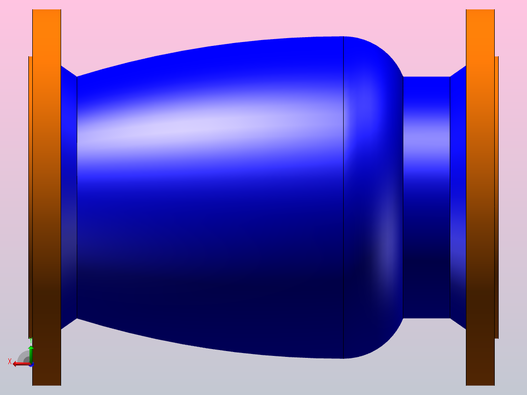 静音止回阀 HC42型 6款主视图