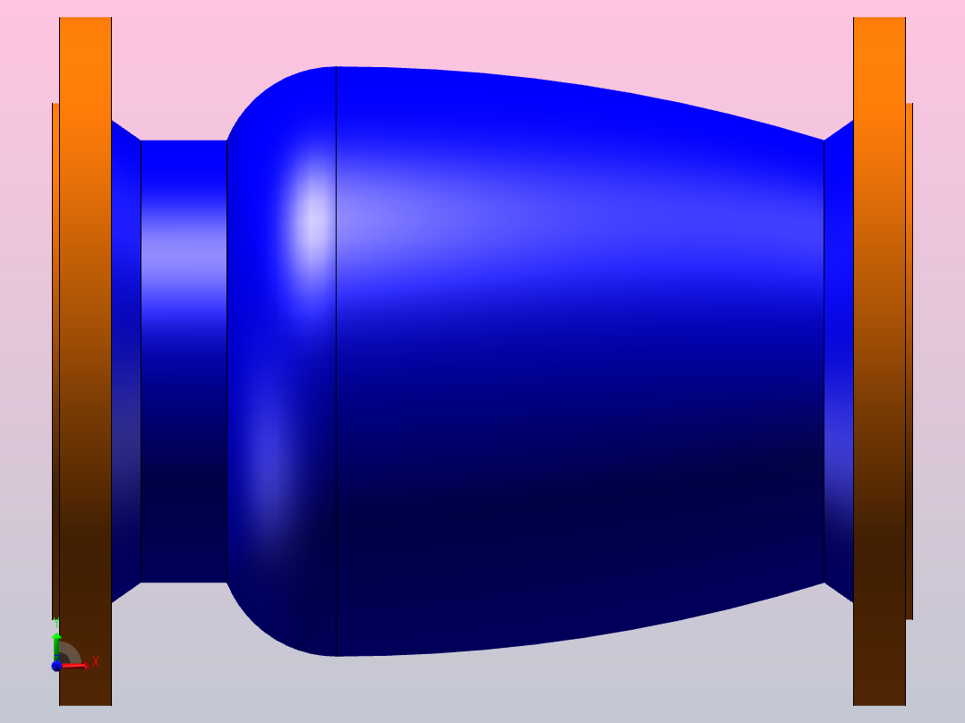 静音止回阀 HC42型 6款前视图