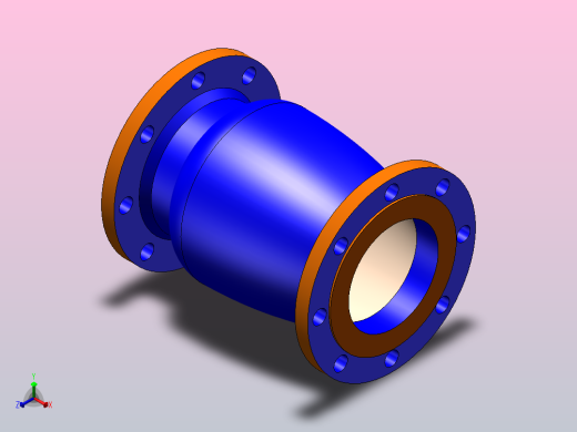 静音止回阀 HC42型 6款正等轴测缩略图