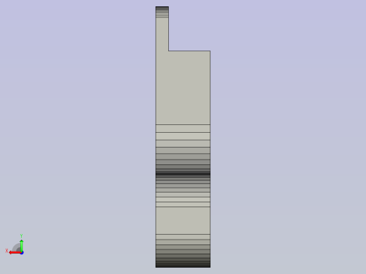 6圈墙的3D打印支架后视缩略图