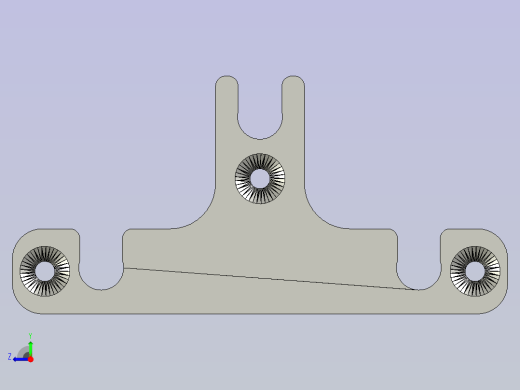 6圈墙的3D打印支架右视缩略图