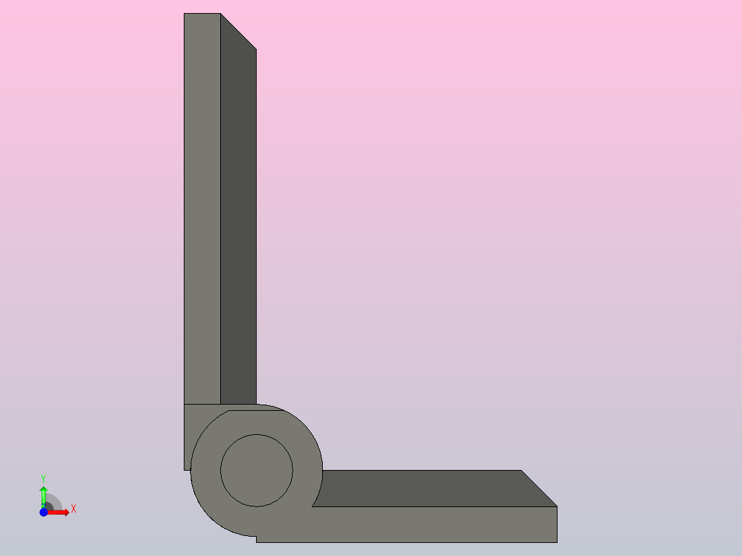 叶片铰链SLDPRT 50x63 5 90叶片铰链前视图
