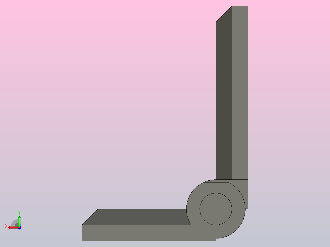 叶片铰链SLDPRT 50x63 5 90叶片铰链后视图