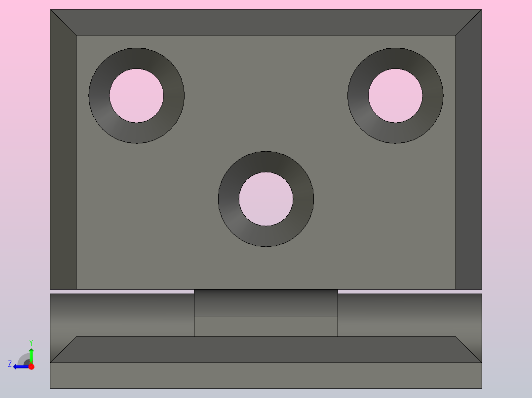 叶片铰链SLDPRT 50x63 5 90叶片铰链右视图