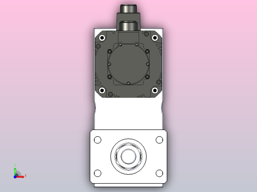MTA80-550-P10-FF-P-K□-P1500（2000）W-S3 MTA80电动缸 最大负载35KN 额定负载30KN 1500(2000)W电机间接安装 配减速机前视缩略图