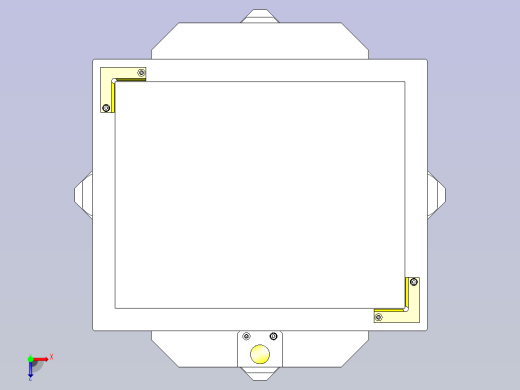 一款柱塞型旋转组件3D模型俯视缩略图