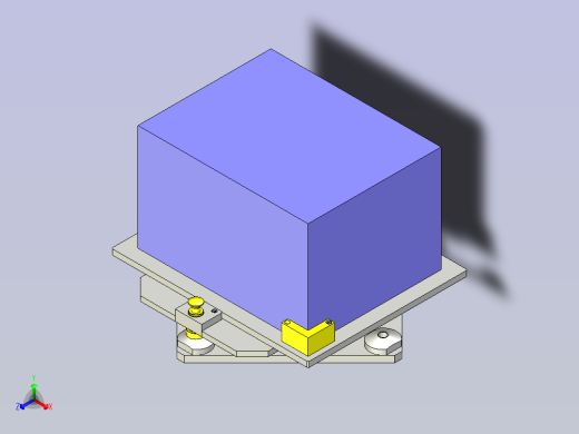 一款柱塞型旋转组件3D模型正等轴测缩略图