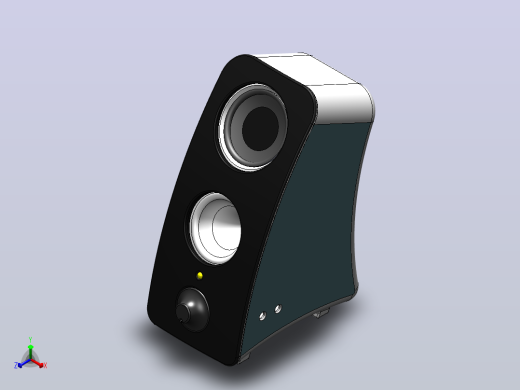 立体声扬声器正等轴测缩略图