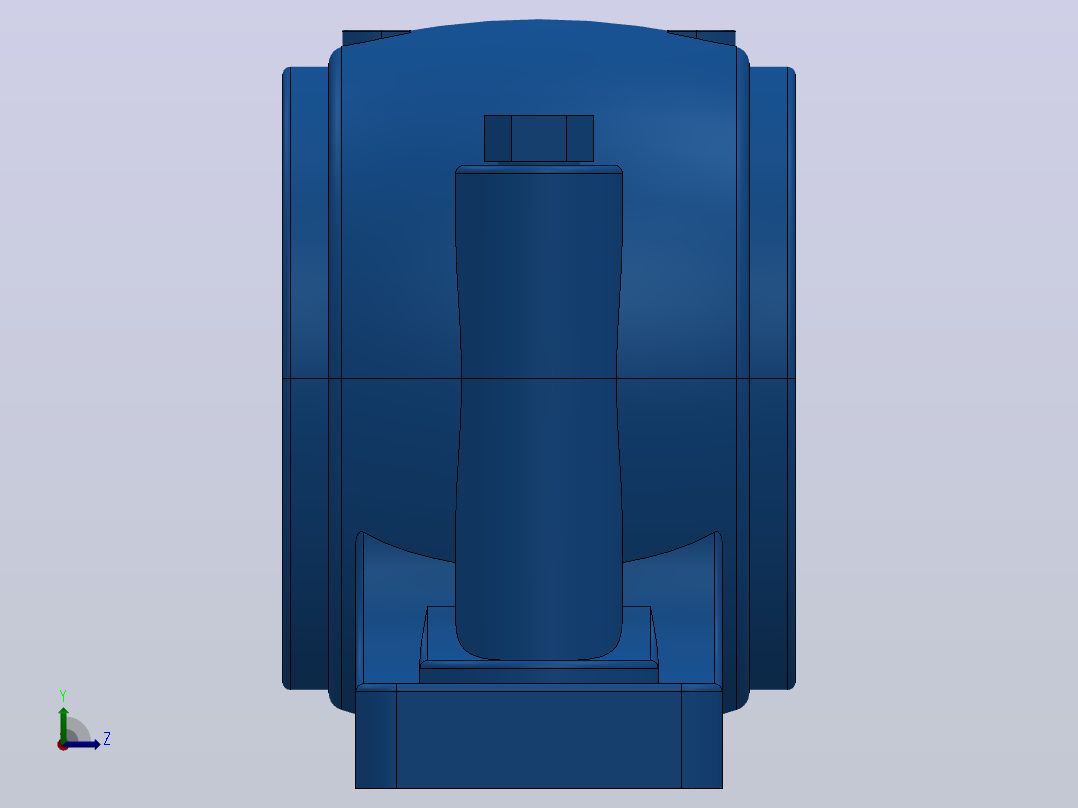 SN500系列[SN519-SSN519]轴承左视图