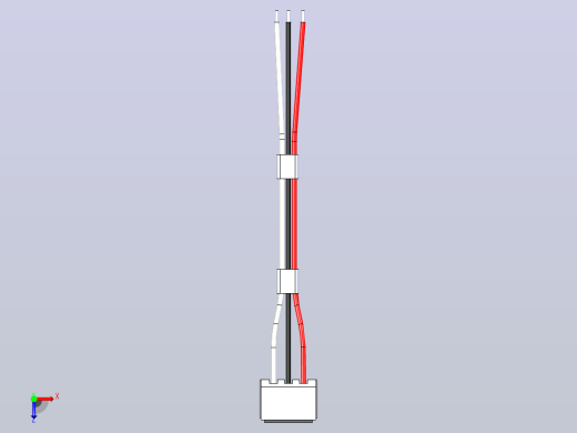 电缆线束组件带连接器EHR-3俯视缩略图