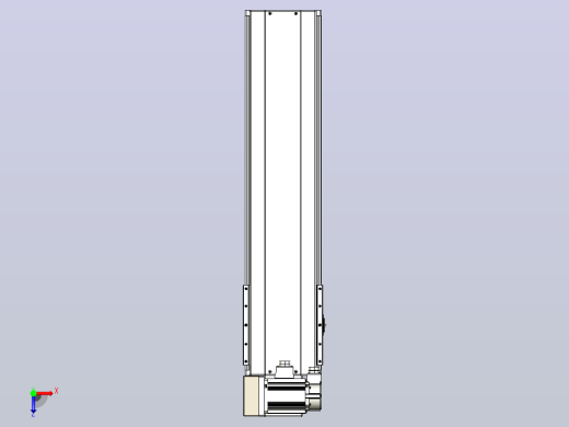 皮带直线轴半封闭可选导轨TPA-HNB-220D-176-L650-LU-Y-P1K-N3俯视缩略图