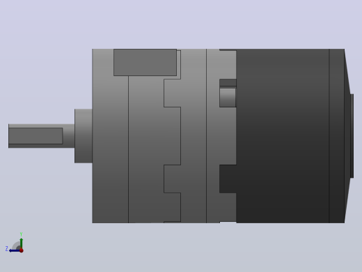 CRB2BW(φ10) 叶片旋转气缸(双叶片式带角度调整单元)[CRB2BWU10-90DZ]右视缩略图