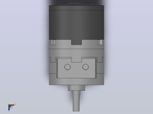 CRB2BW(φ10) 叶片旋转气缸(双叶片式带角度调整单元)[CRB2BWU10-90DZ]俯视缩略图