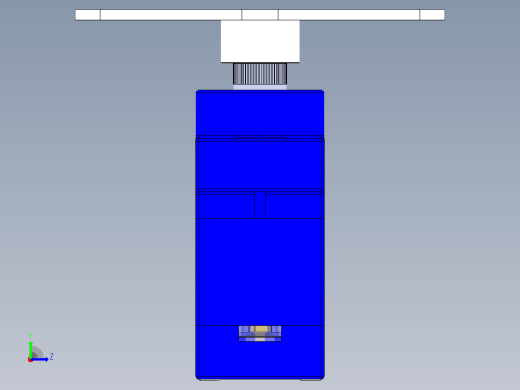 带有夹持器的机械臂左视缩略图