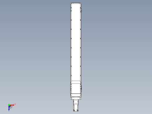滚珠丝杠直线轴内置导轨TPA-GCR-170-2510C-L1250-M-M75-N3俯视缩略图