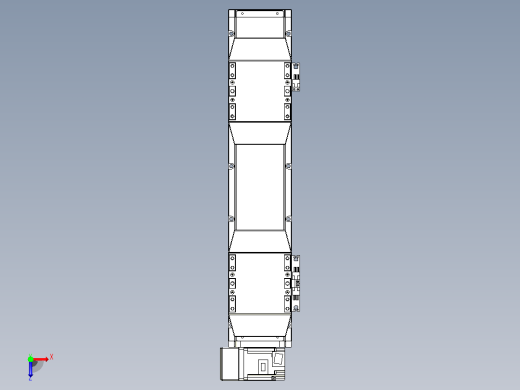 皮带直线轴双滑块型TPA-GCBS-120-P70-L75-LU-M20-N3俯视缩略图