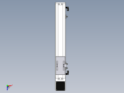 SCM6-300-BW-A57M滚珠花健、支撑座、滚珠丝杠、交叉导轨、直线模组俯视缩略图