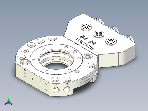 PRC-150-B 快换治具端150kg快换盘 机器人换枪盘 快速交换盘 交换盘 焊钳专用快换