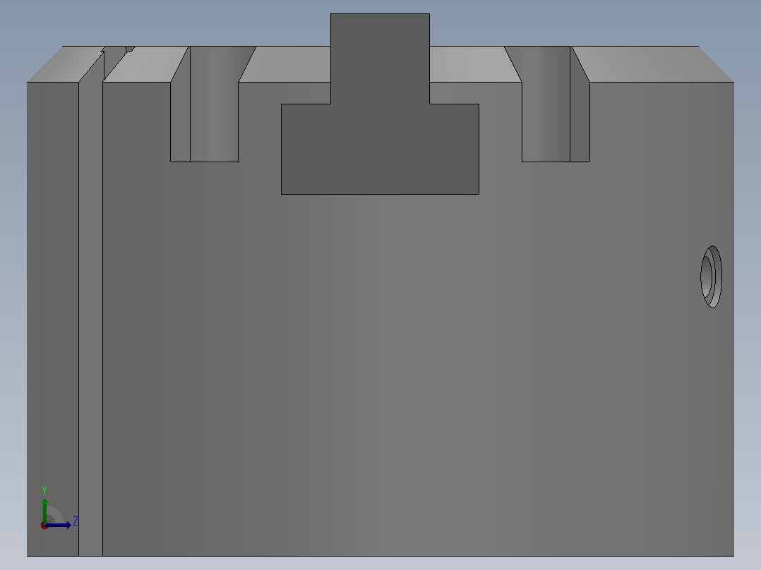 MHS2-（50～63D）系列气爪（平行开闭型）[MHS2-63D]左视图