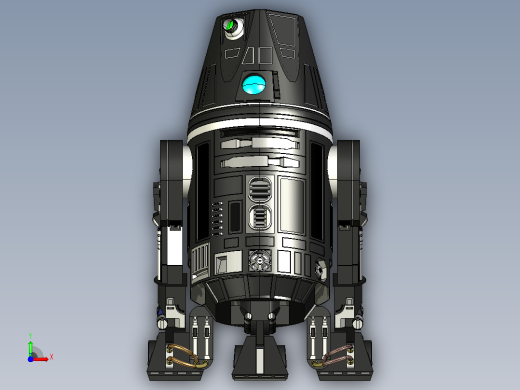 R4I9 -部分解决方案中创建的达斯·维德宇航技工机器人前视缩略图