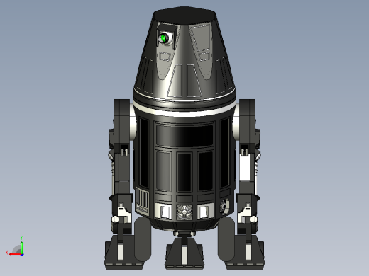 R4I9 -部分解决方案中创建的达斯·维德宇航技工机器人后视缩略图
