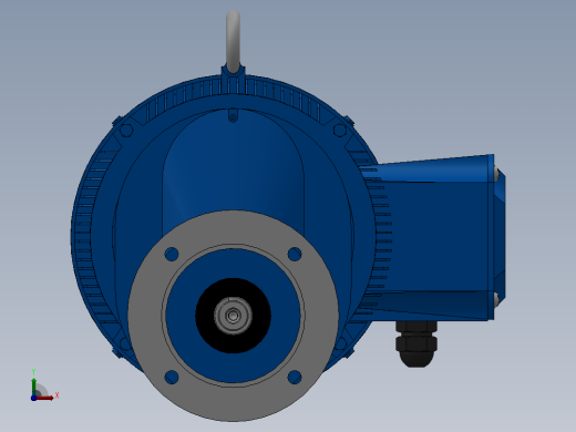 RXF57法兰轴伸式安装斜齿轮减速机RX57-Y2.2-4P-100-M1-0°-Φ140前视缩略图