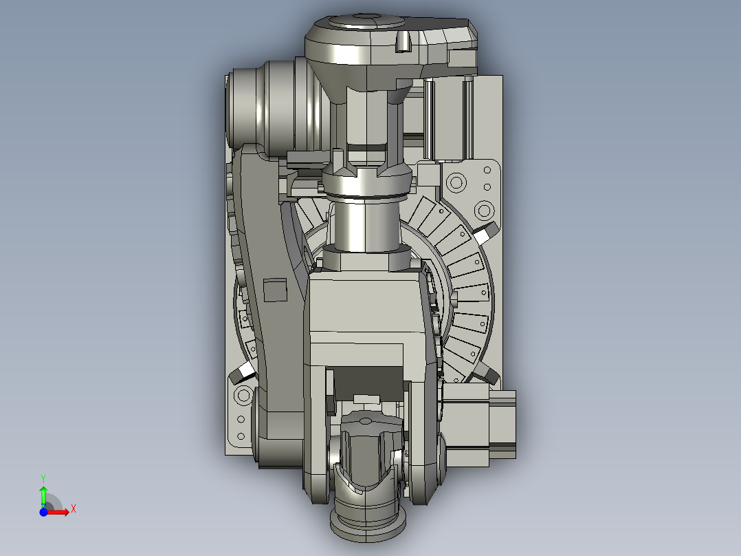 abb robotic arm for 3d print前视图