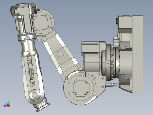 abb robotic arm for 3d print右视缩略图