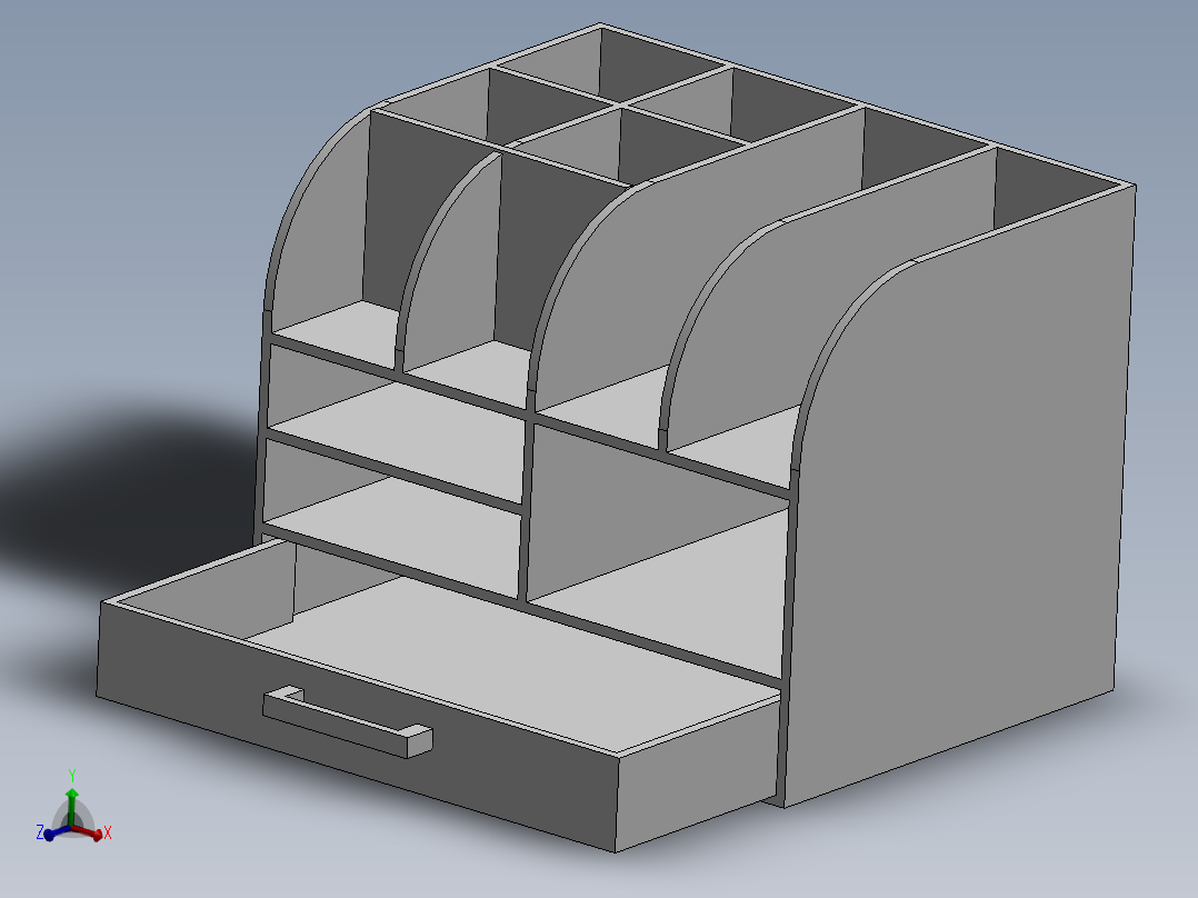 笔筒文件架含抽屉SW2013