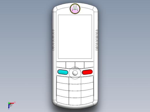摩托罗拉E1手机 - 副本俯视缩略图