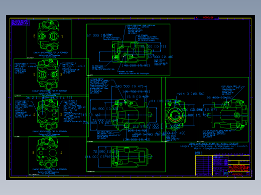 SAUER液压泵外形图