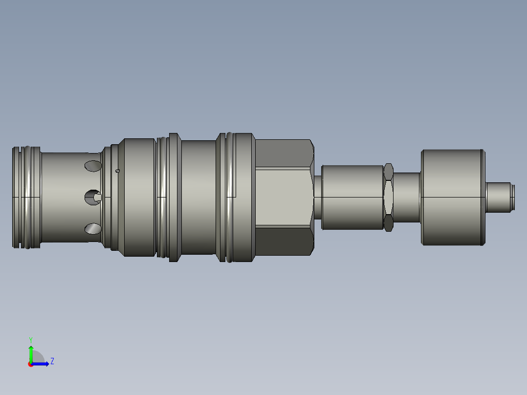 插装阀-LKJCZDN左视图