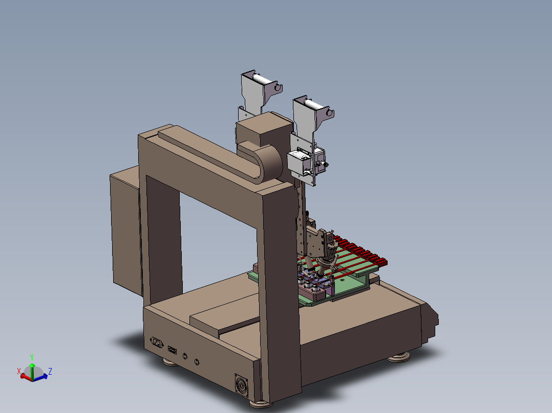 双头三轴自动焊锡机