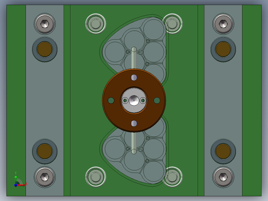 剃须刀壳罩注塑模模具设计(全部结清）前视图