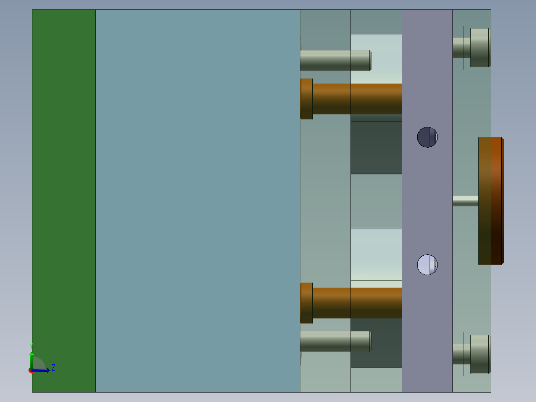 剃须刀壳罩注塑模模具设计(全部结清）左视图