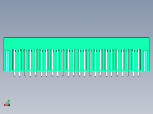DEGSON 15EDG（公头） 3.5mm 螺钉锁紧，插拔式接线端子 FullPack-15EDGVHM-3.5-48P-14-00AH后视缩略图