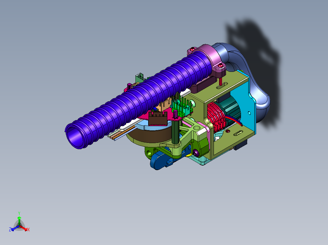 3D打印机的散热降温打印喷头结构