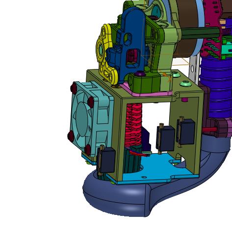 3D打印机的散热降温打印喷头结构