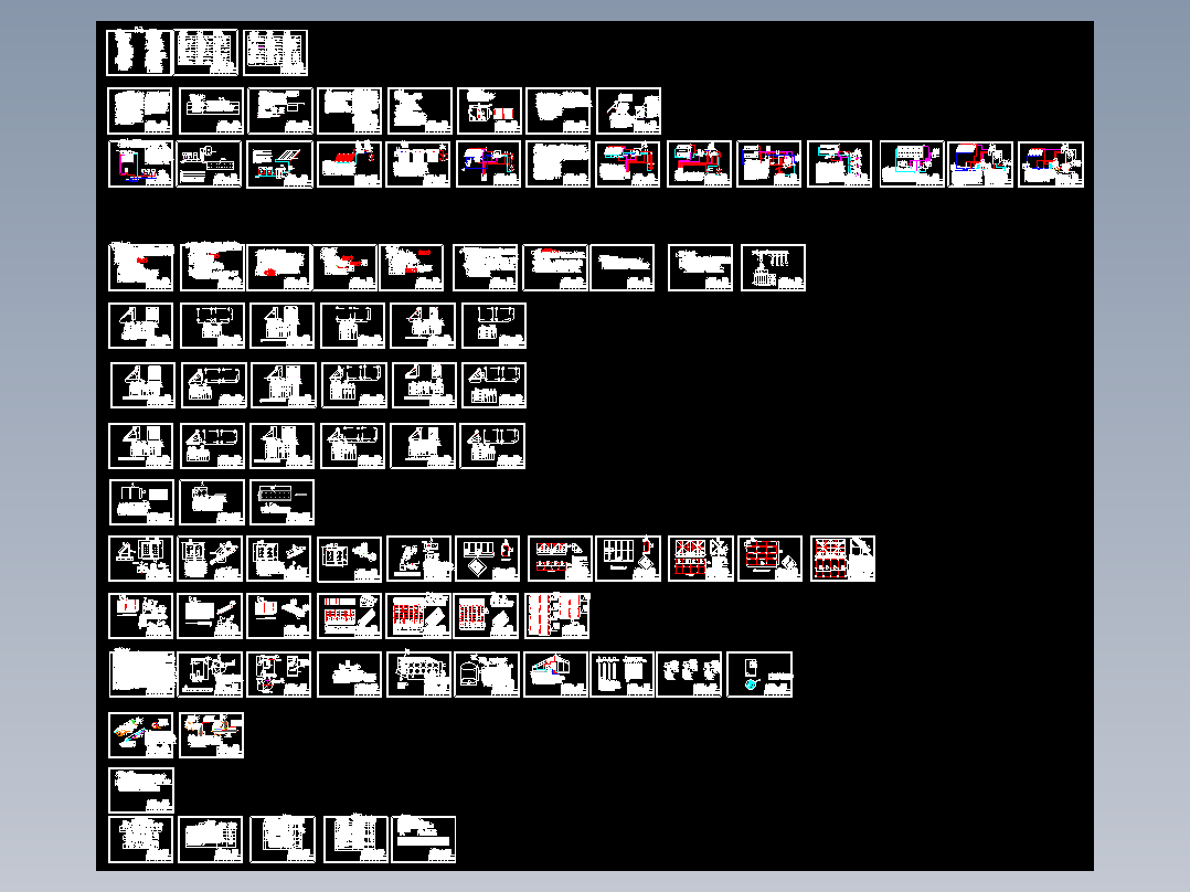 太阳能热水全套图集（cad版本）