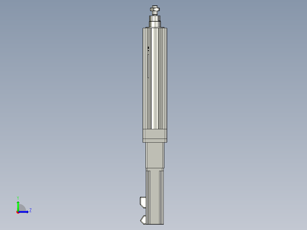 12VZ电动缸-VZ5-S100-BC左视图
