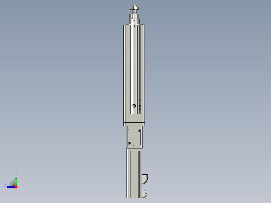 12VZ电动缸-VZ5-S100-BC右视图