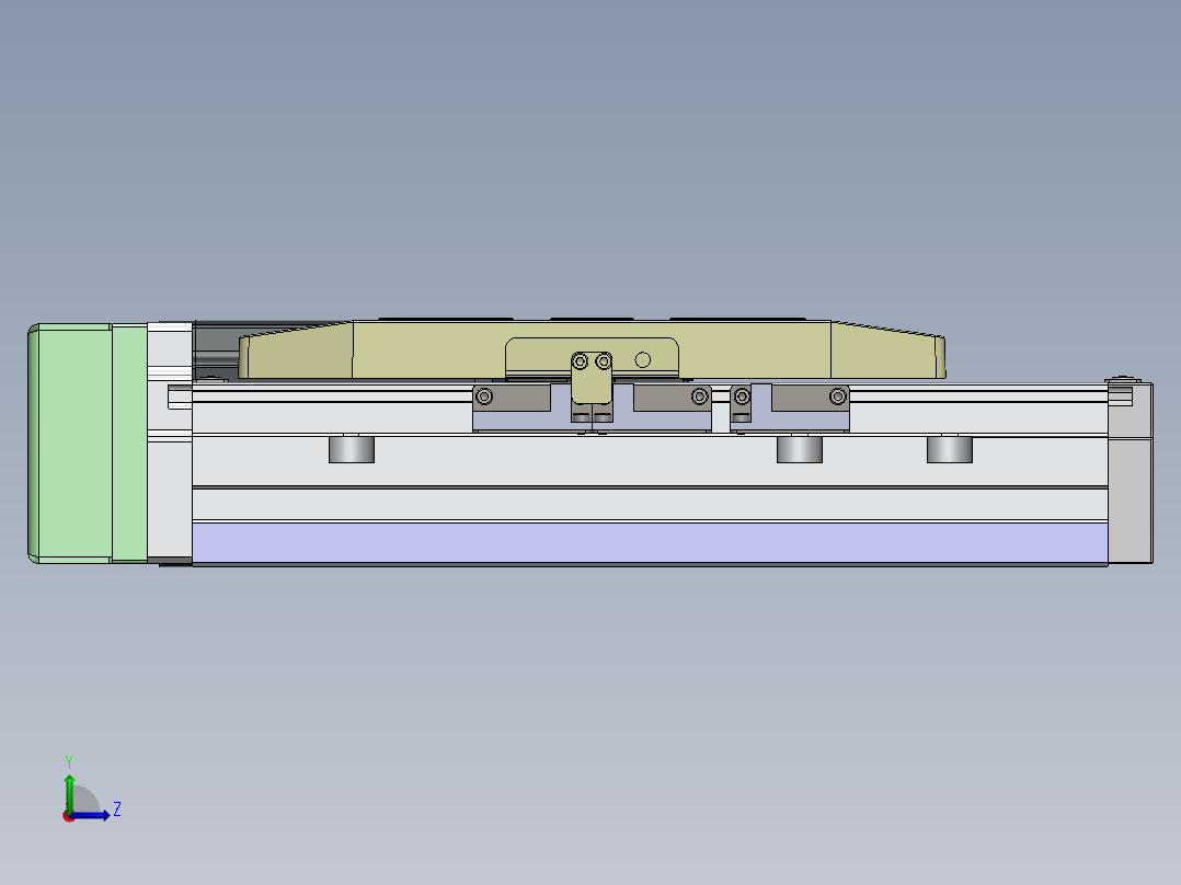 GTH内嵌丝杆全封闭GTH15-BR-750W左视图