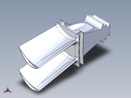 涡轮 叶片 涡扇 (9)