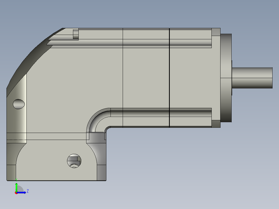 斜齿ZPGH090-L2 19-70-90-M6 CZ19.STEP左视图